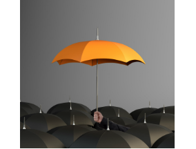 a close up of an umbrella